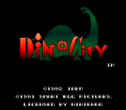 Dino City Title Screen